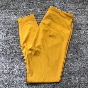 90 Degree Leggings mustard color high wasted